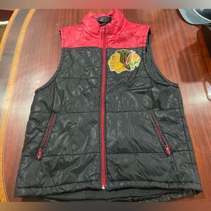 Chicago Black Hawks Puffer Vest Men’s Vintage